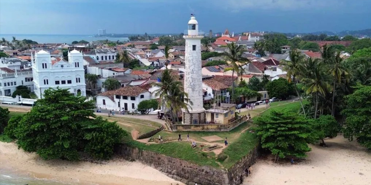 Galle Fort Lighthouse Coast Sri Lanka